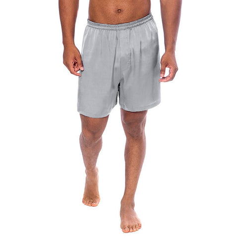 Mens Silk Pajama Shorts Pants Luxury 100% Pure Silk Boxers