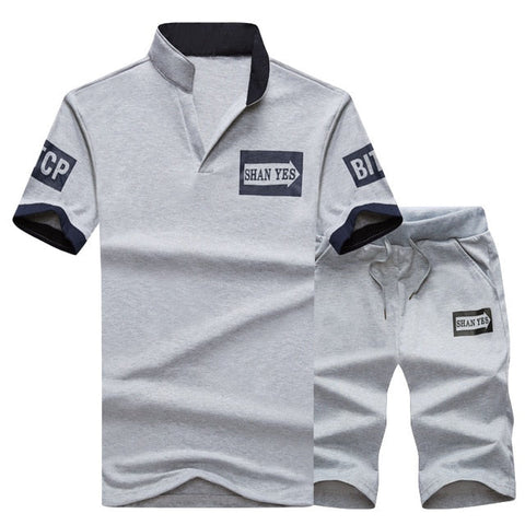 Men Sporting Suit Mens Masculino Two Piece