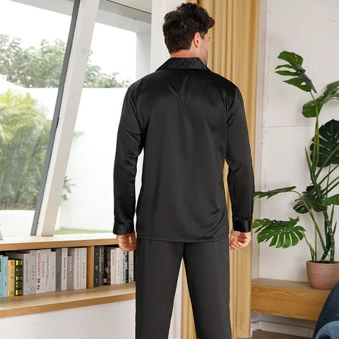 Silk Pajamas for Men 100% Real Silk Pajamas Set