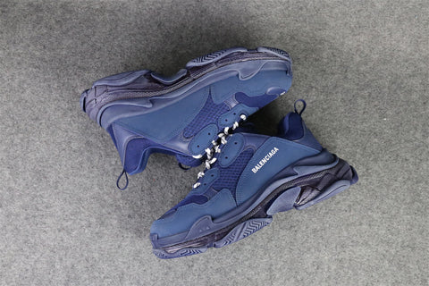 Balenciaga Wmns Triple S 'Clear Sole - Navy'